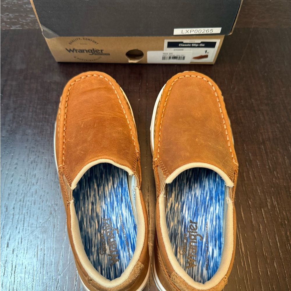 Wrangler Boys Brown Slip-Ons